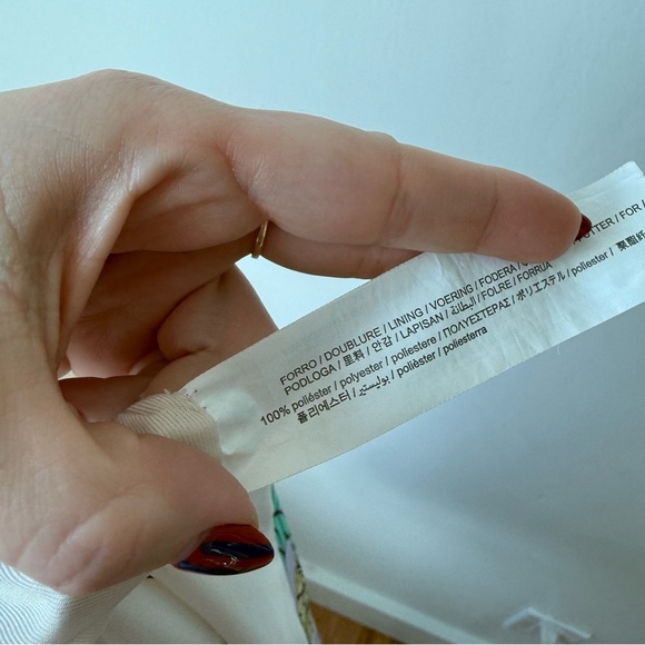 Zara Retro Colorful Floral Wrapover Mini Skirt M - Picture 6 of 6